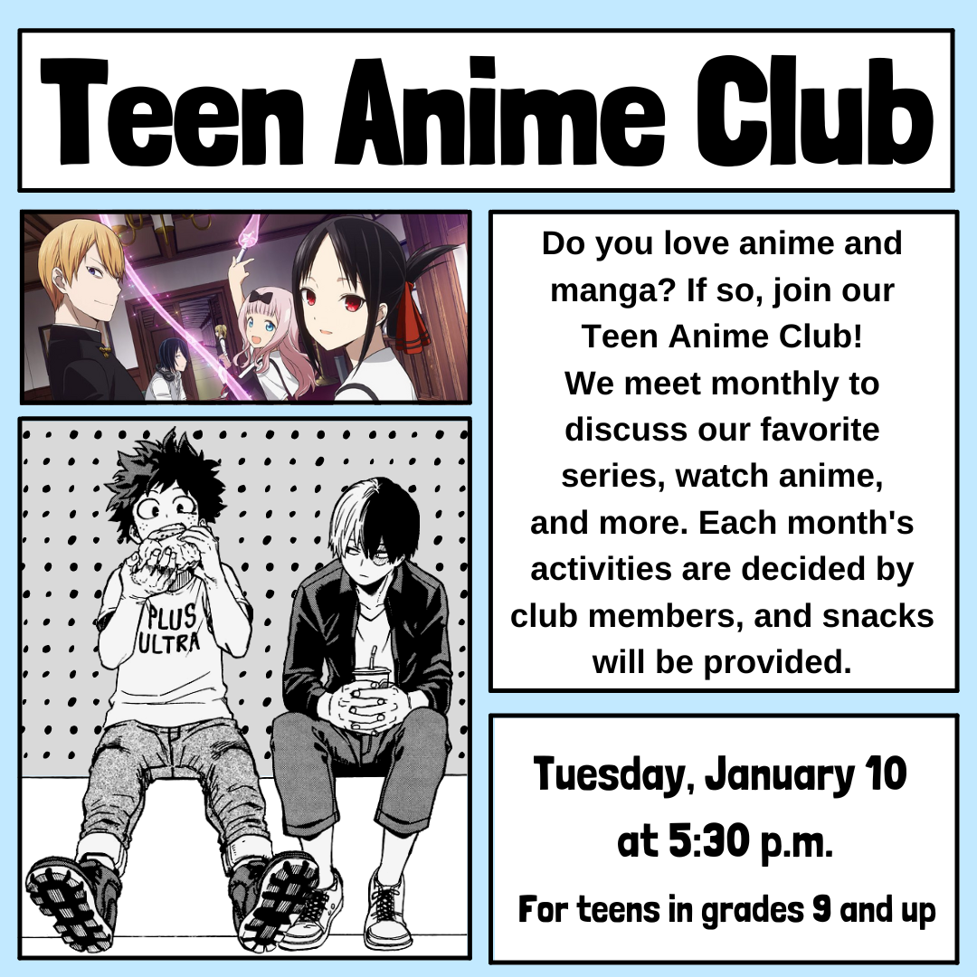 Anime Club Flyer-1  Brainerd Memorial Library