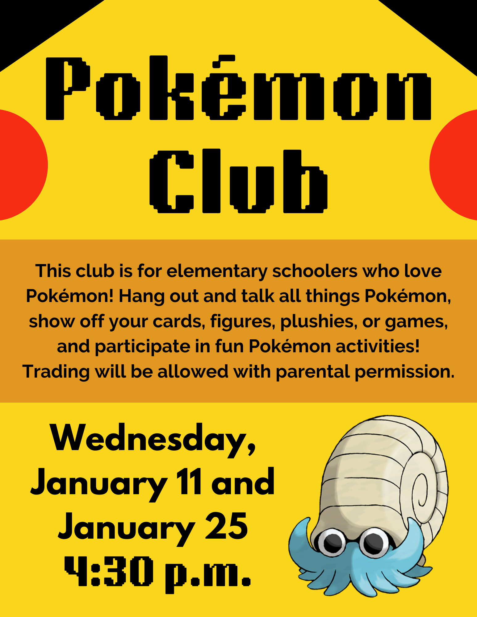 Pokemon Club  North Haven Memorial Library